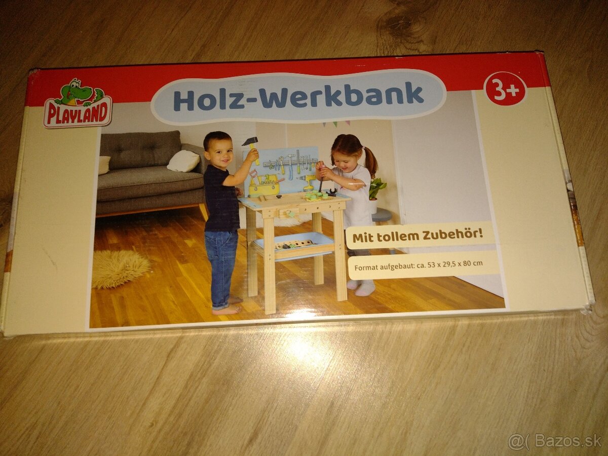 Drevená dielnicka pre deti
