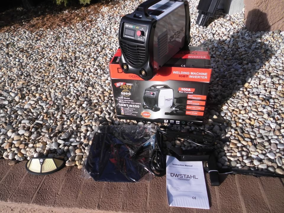 -Invertorová Zváračka - Dwstahl IGBT-N350 +prislušenstvo