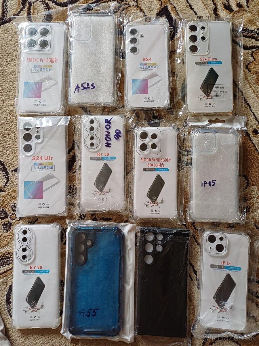 Kryty na mobily rôzne NOVÉ