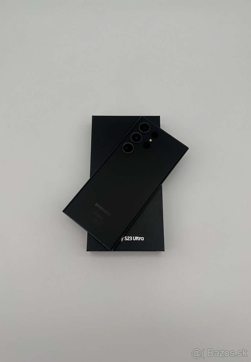 Samsung Galaxy S23 Ultra 8/256GB Phantom Black + ZÁRUKA