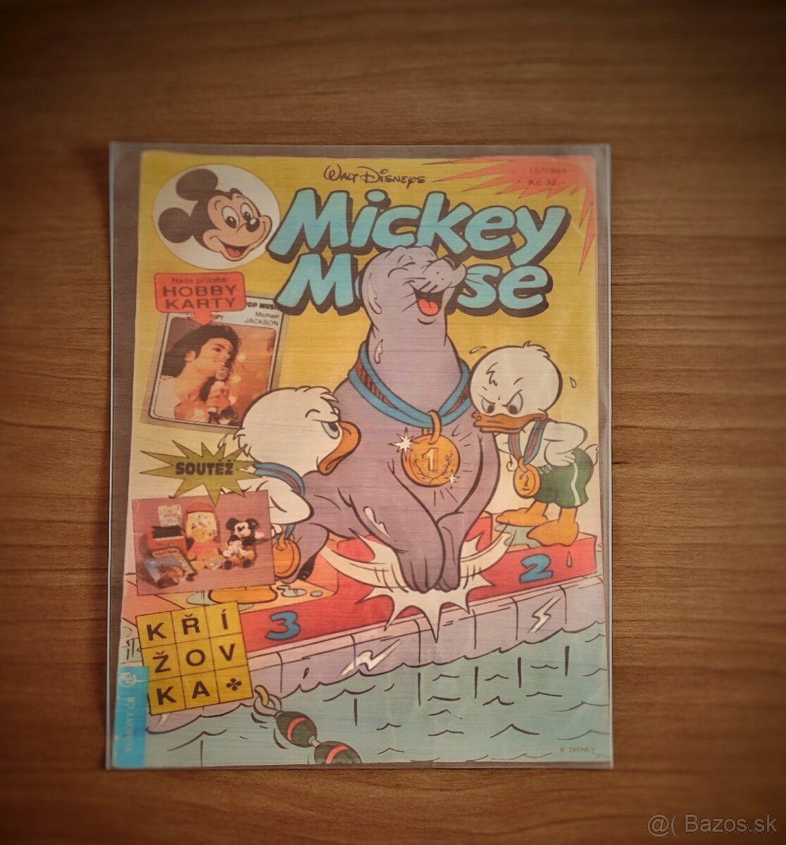 Komiks z roku 1994 stále zabalený