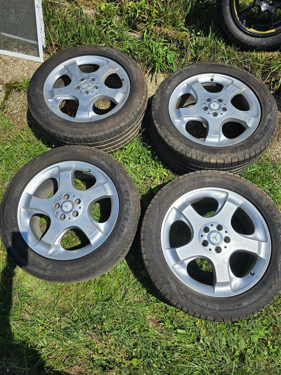 Original disky Mercedes Benz so zanovnymi pneu.R19