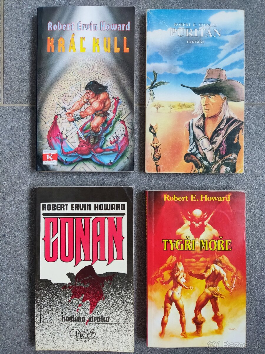 Conan Hodina draka, Puritán, Kráľ Kull, Tygři moře - 4 knihy