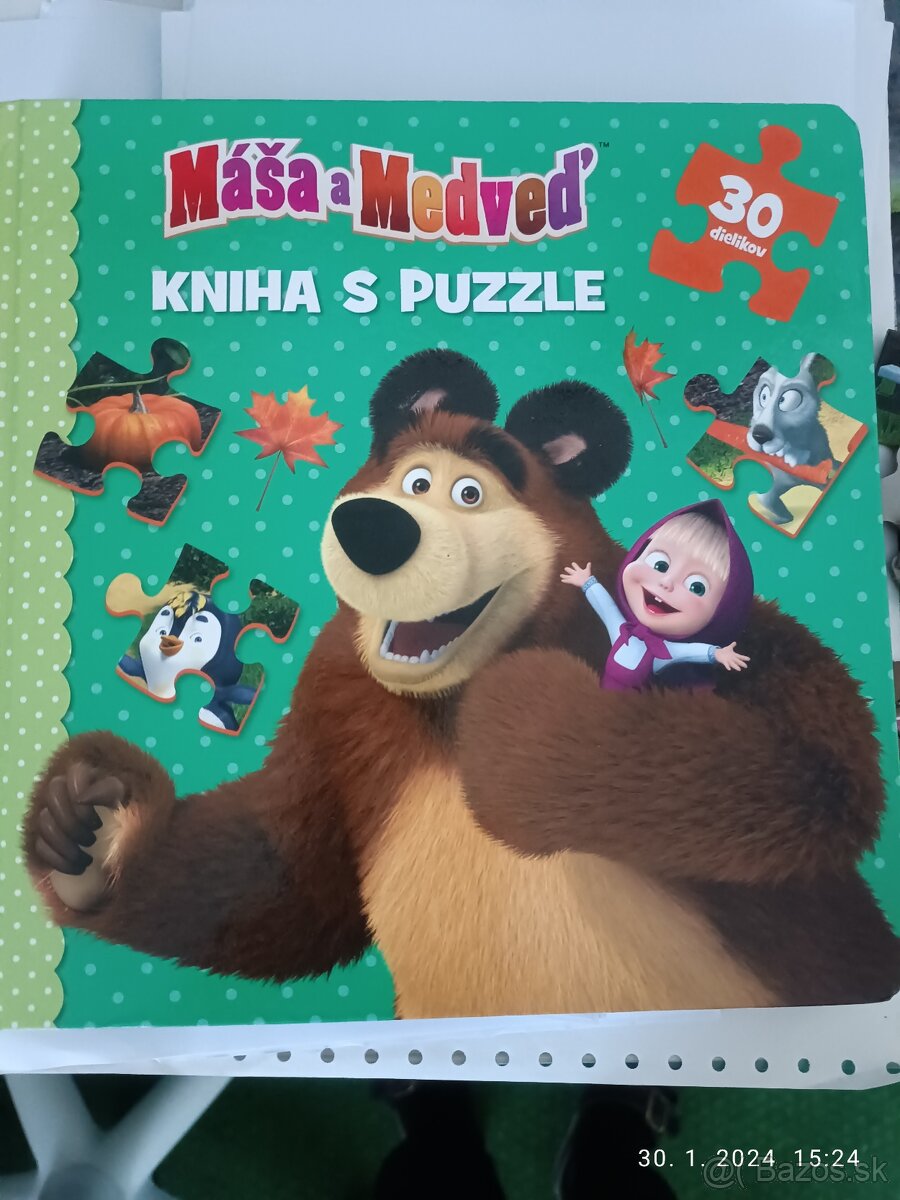 kniha puzzle Maša