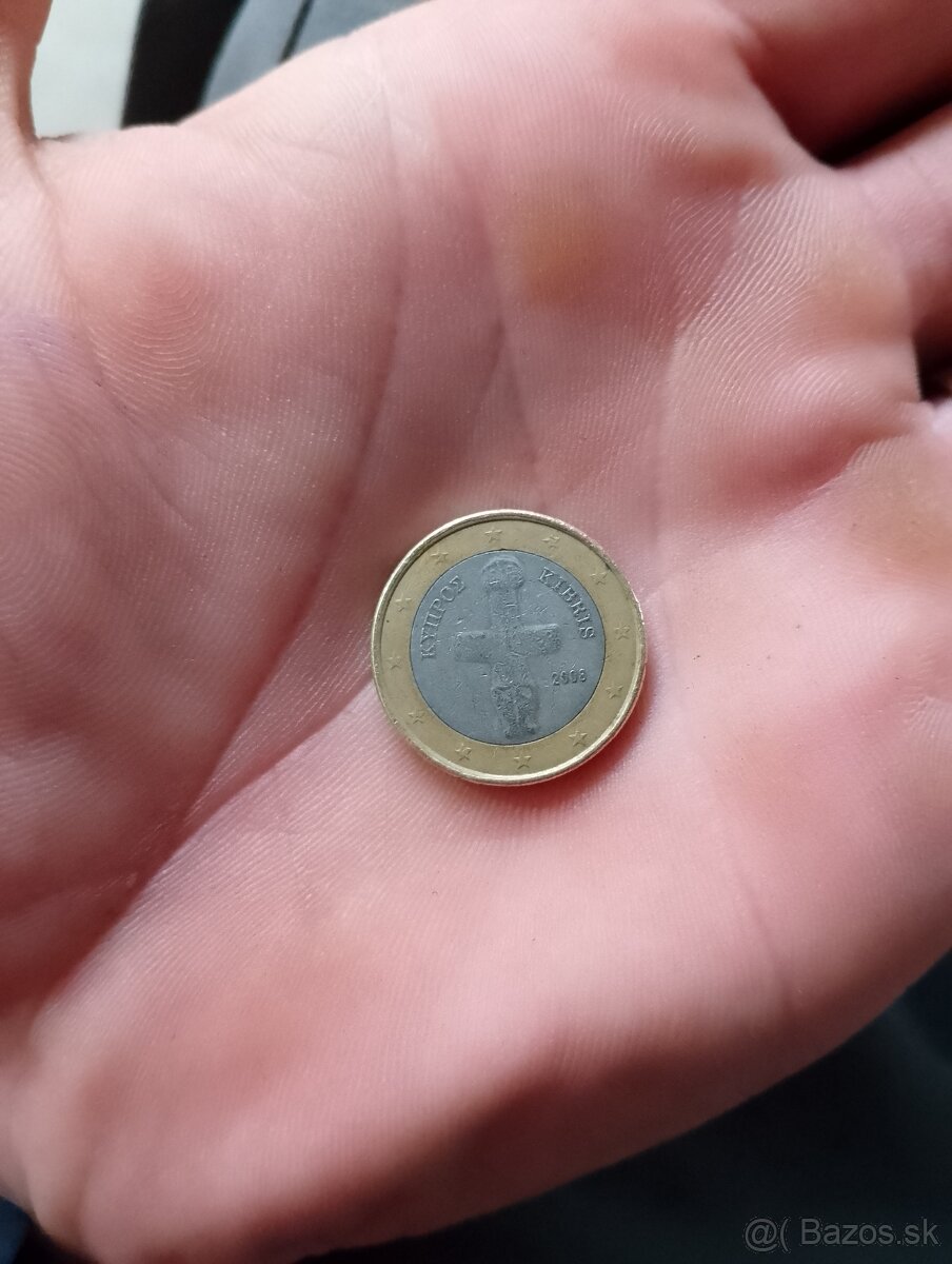 1 € . Cyprus 2008