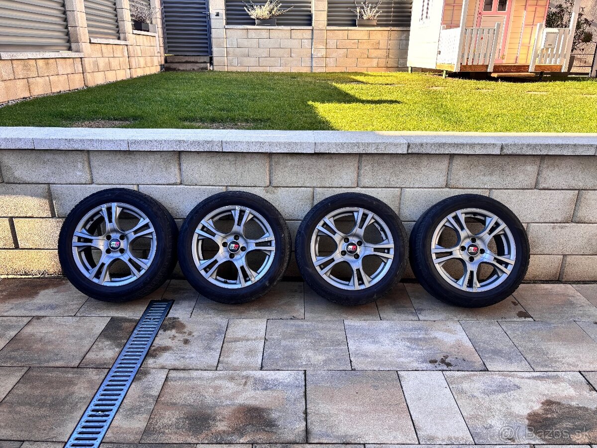 Disky + letné pneu Toyota edícia GR 6J x 16 ET45