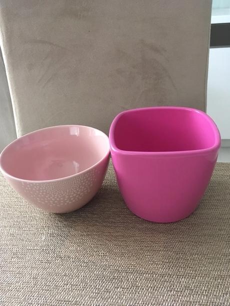 Kvetinace keramicke ruzove set