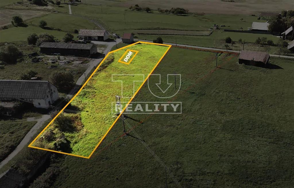 Na predaj stavebný pozemok 4459 m2, Liešno