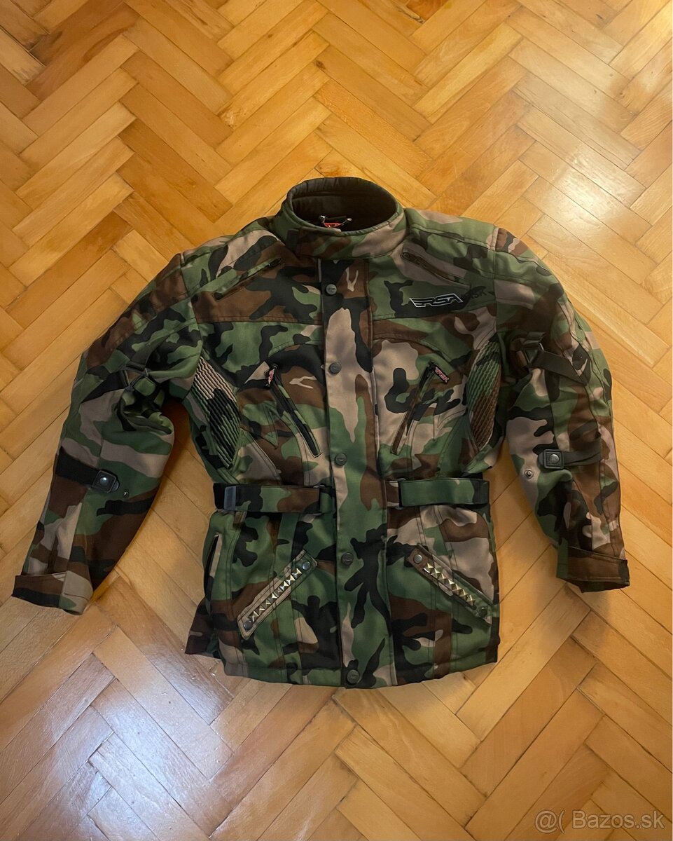 Pánska moto súpravu (bunda + nohavice) RSA mask