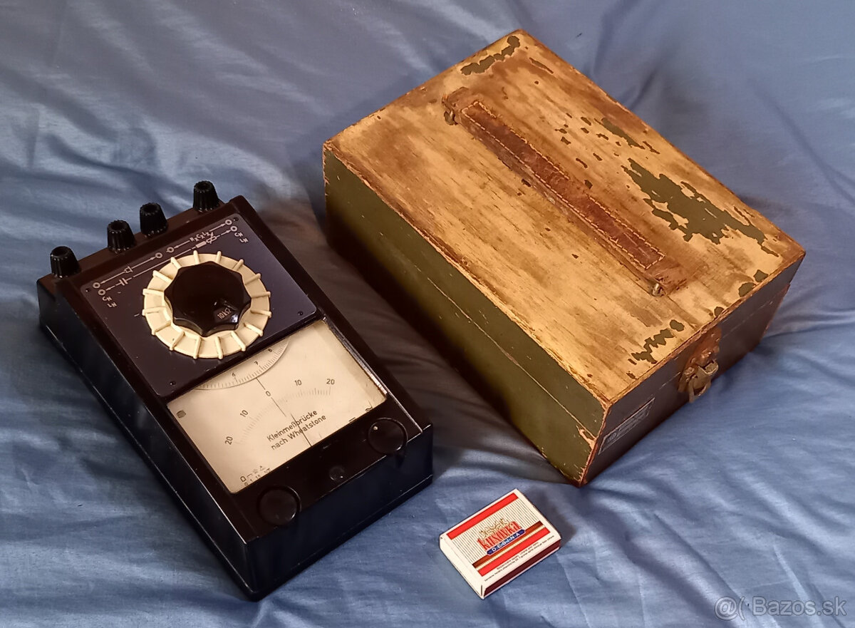 Predám RLC merač VEB DDR a zadarmo záťažový Voltmeter