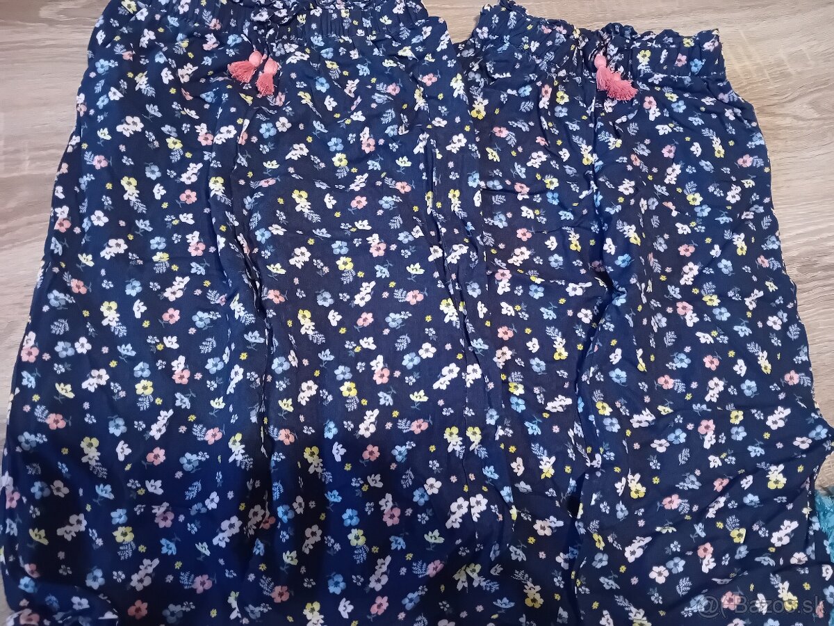 Letné dievčenské nohavice značky HandM veľ.110