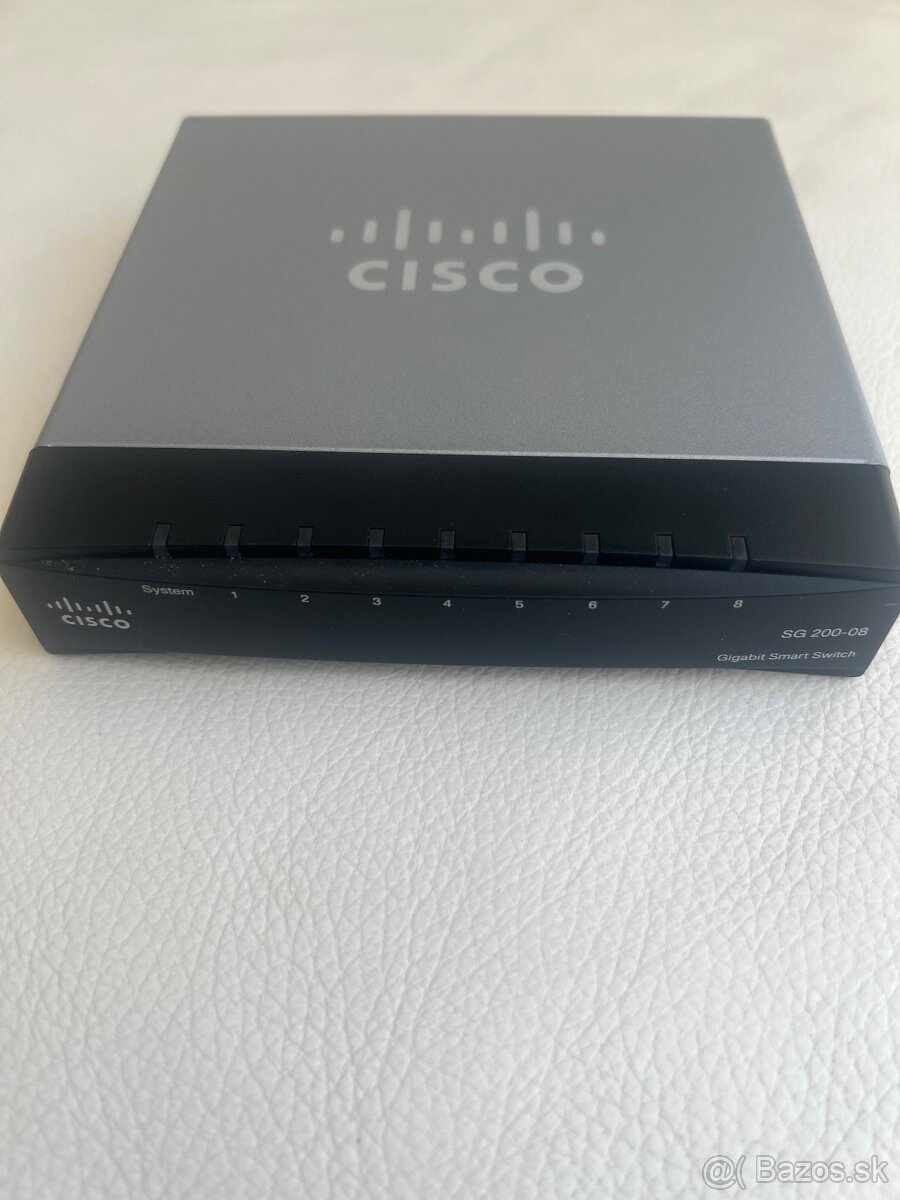 CISCO SG200-08 Switch 8-Port/10/100/1000Mbps/MAN/Desk