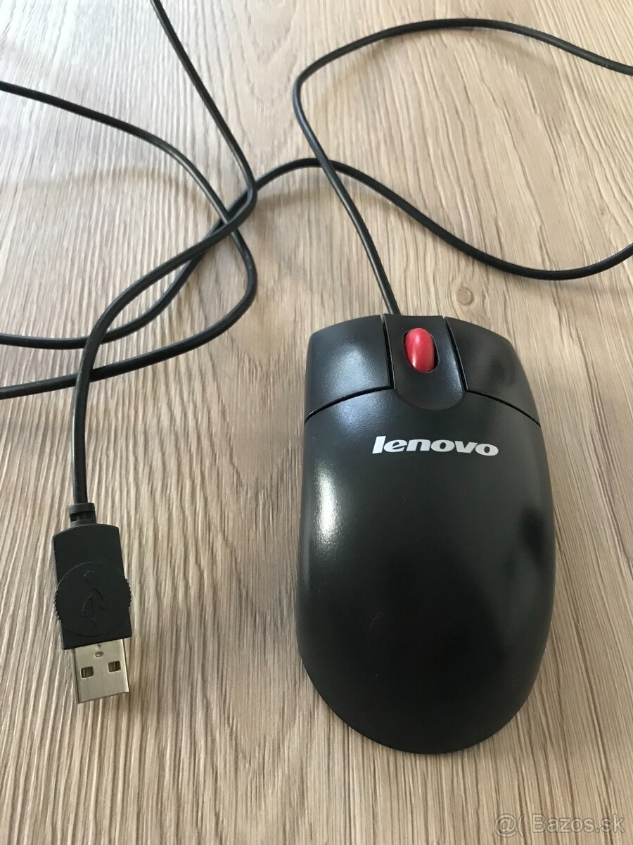 USB optická myš Lenovo a Logitech