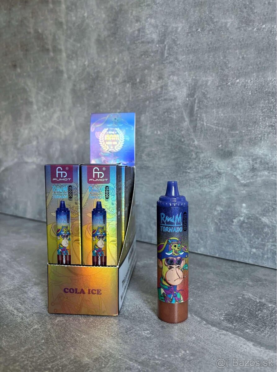 RandM Tornado vape 15000 poťahov