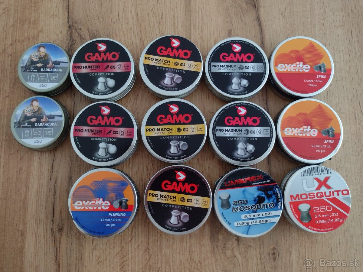 Diabolky 4,5mm a 5,5mm mix