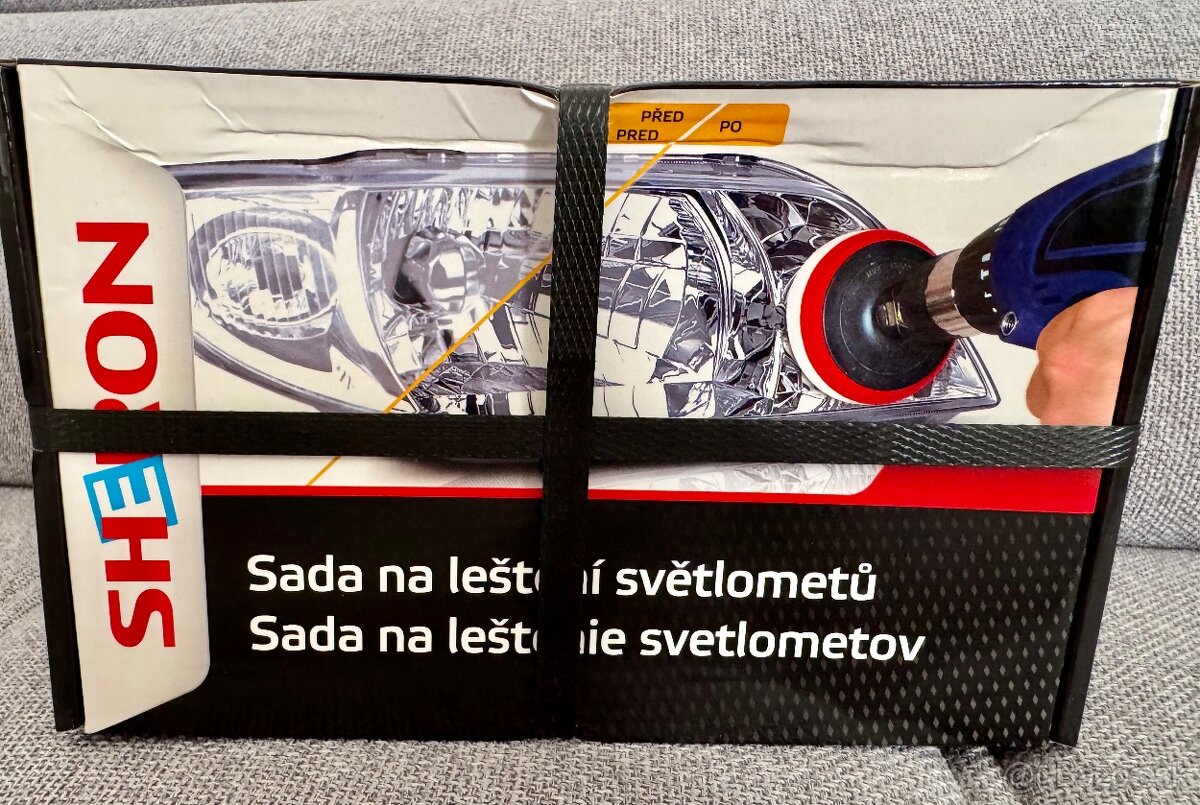 Sheron Sada na leštenie svetlometov