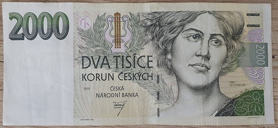 Predám bankovku 2000 CZK vzor 1999