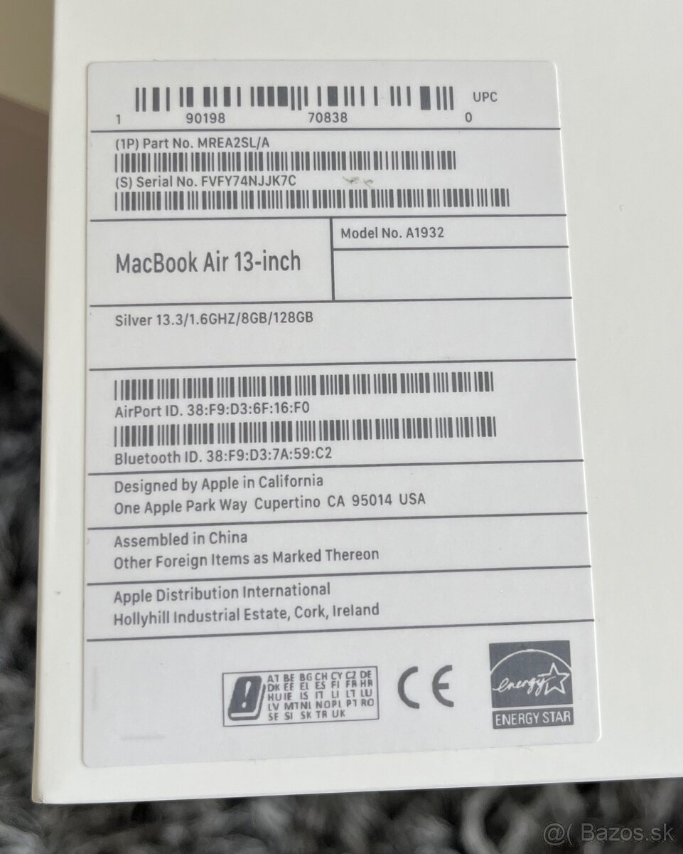 Macbook Air 2018