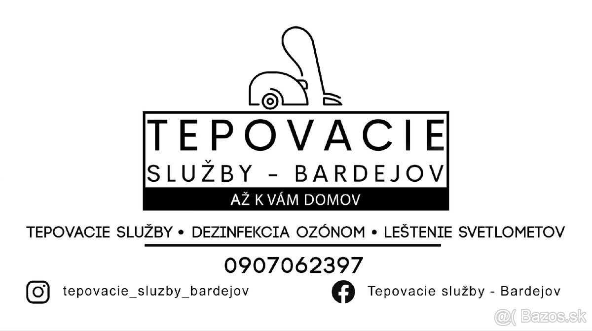 Tepovacie služby - Bardejov