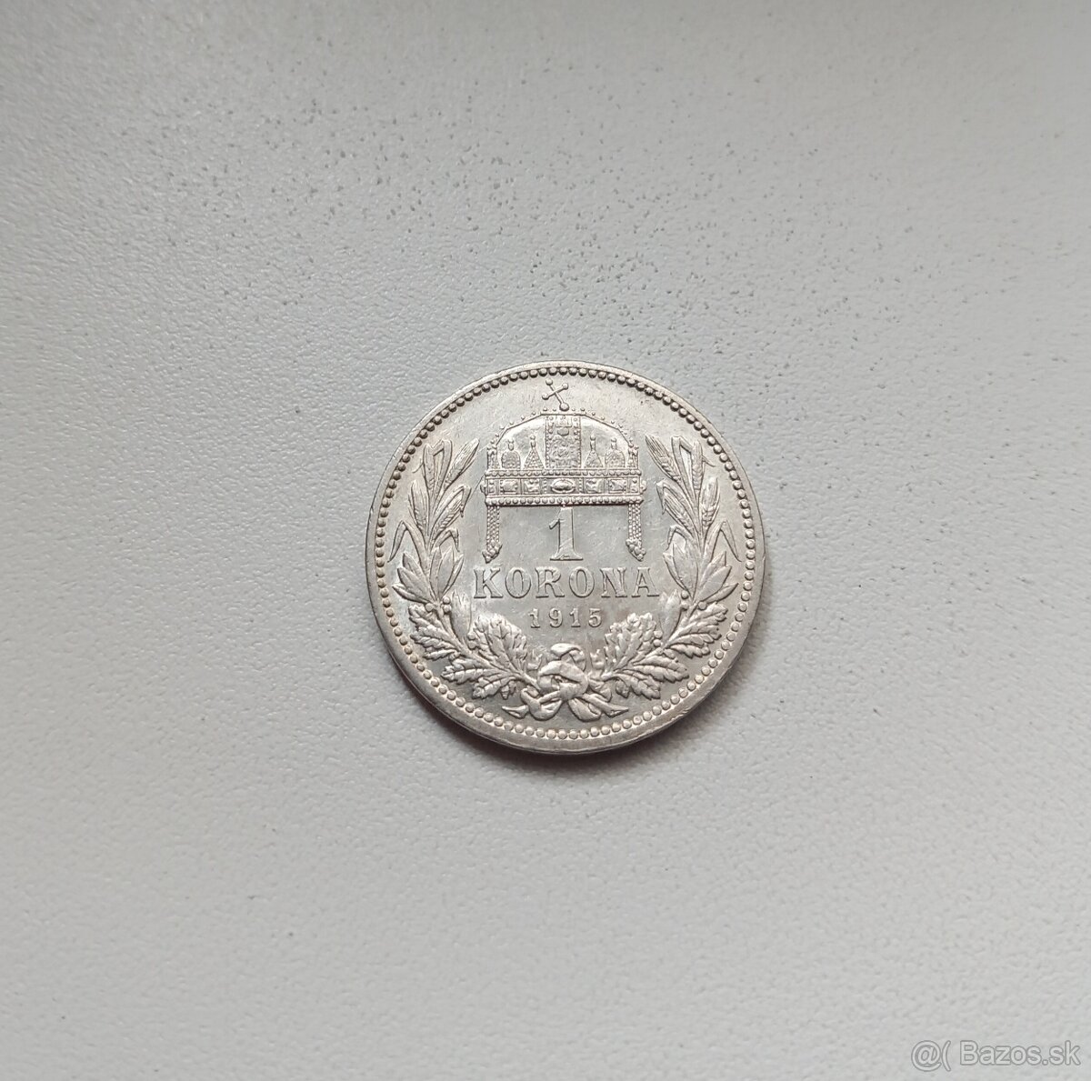 Predám striebornú mincu 1 koruna 1915 FJI