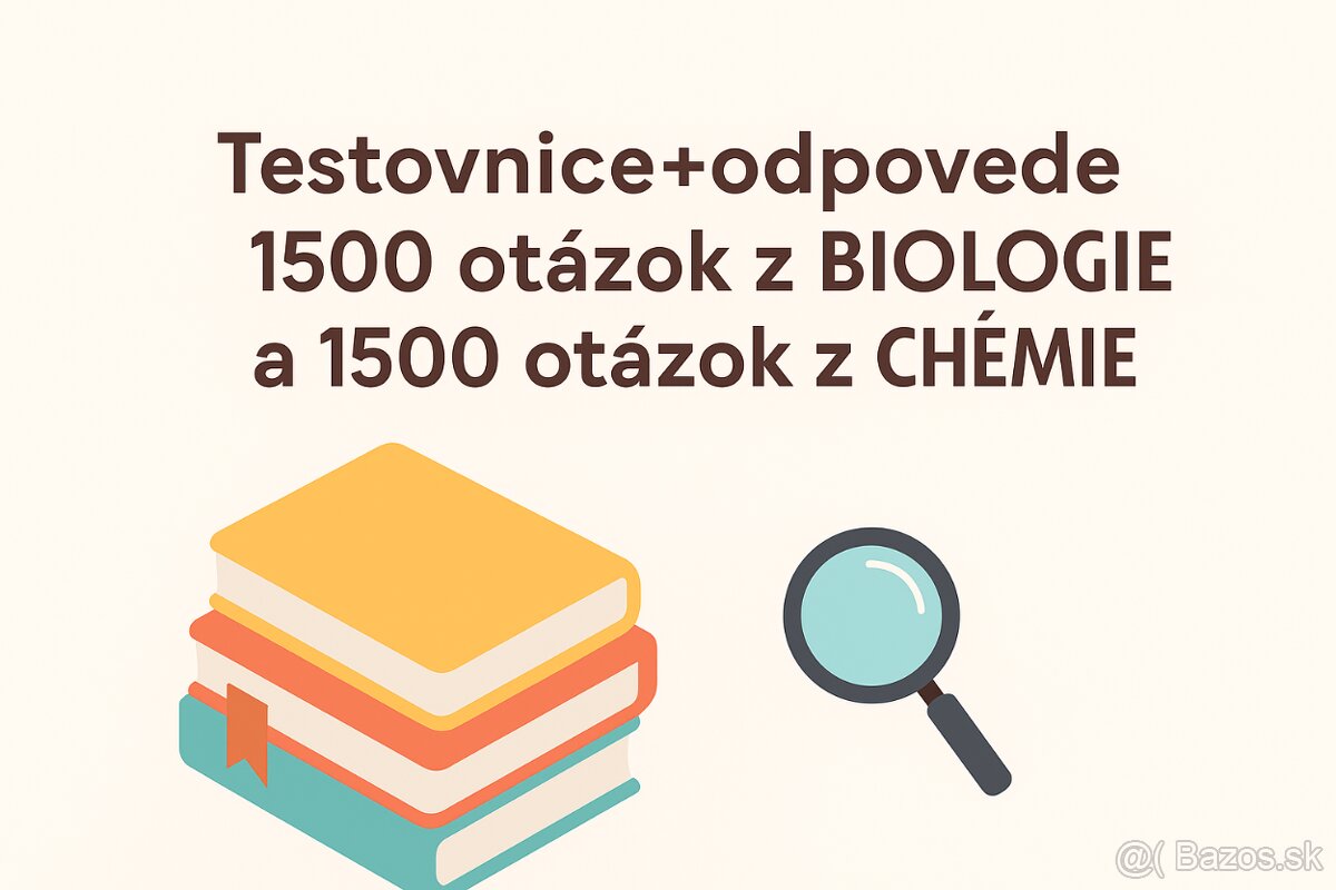 Testovacie otázky a vypracované príklady BIO a CHE LFUK