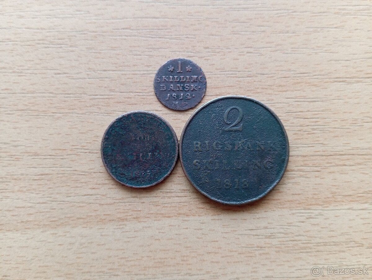 Dánske staré mince