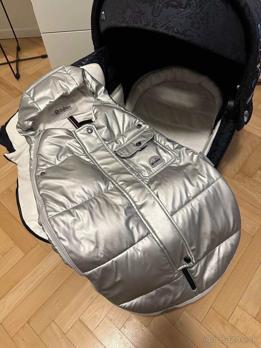 Fusak Cybex footmuff Mini Silver