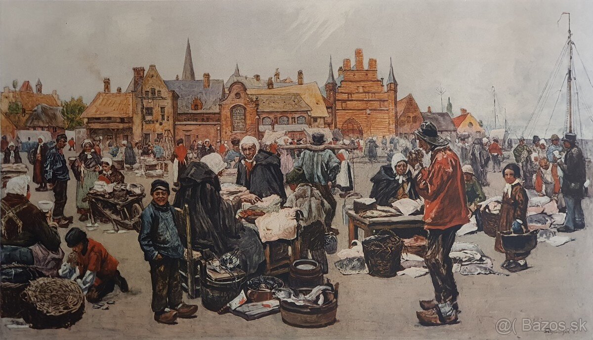 Obraz Schweiger Hanuš-Na trhu