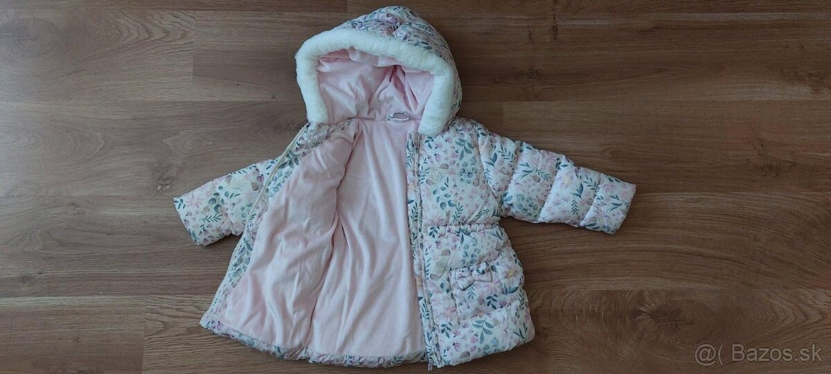 Dievčenská zimušná bunda 98 / Nová