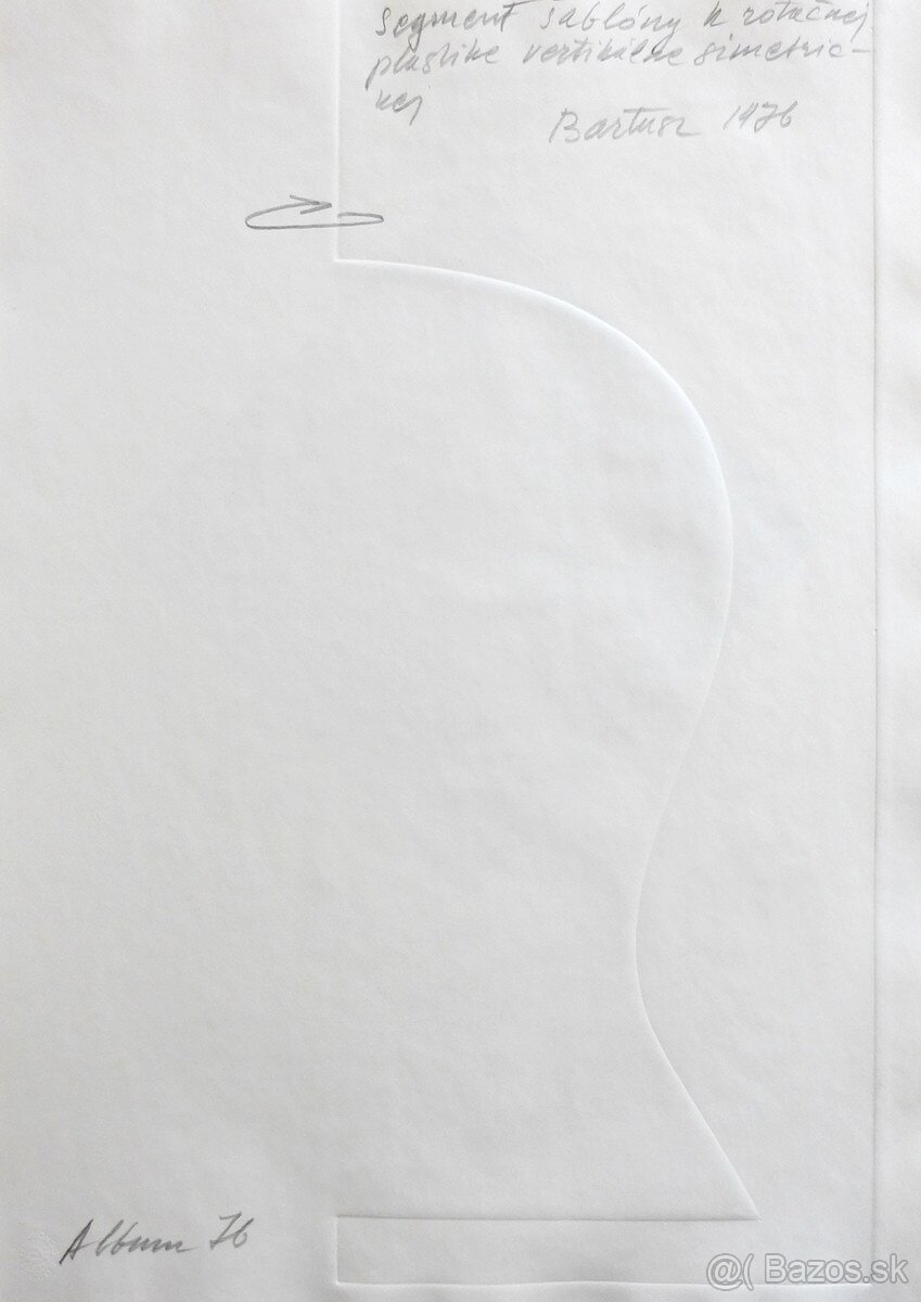 Juraj Bartusz: Segment šablóny k rotačnej plastike