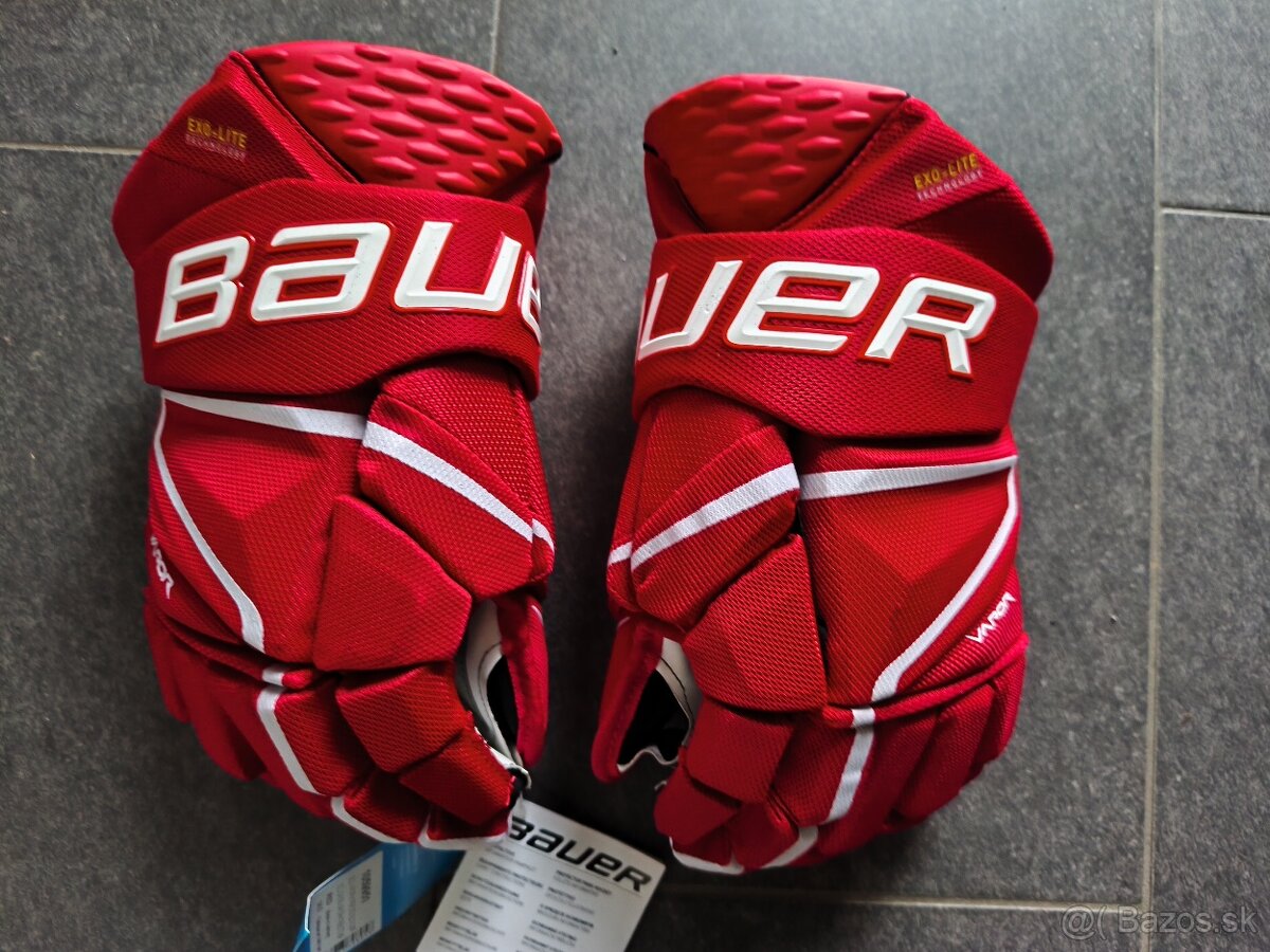Rukavice BAUER Hyperlite 14" červené