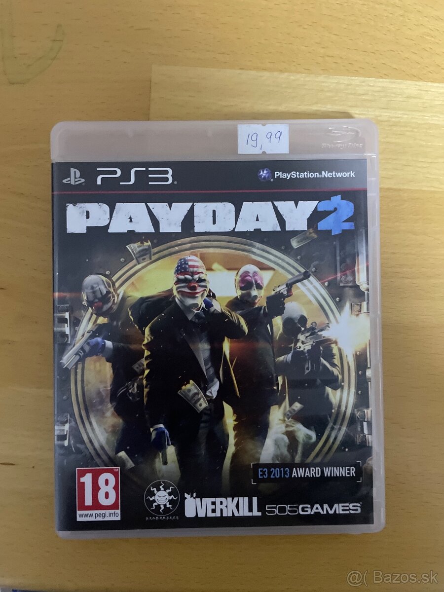 Hra Payday 2 na PS3