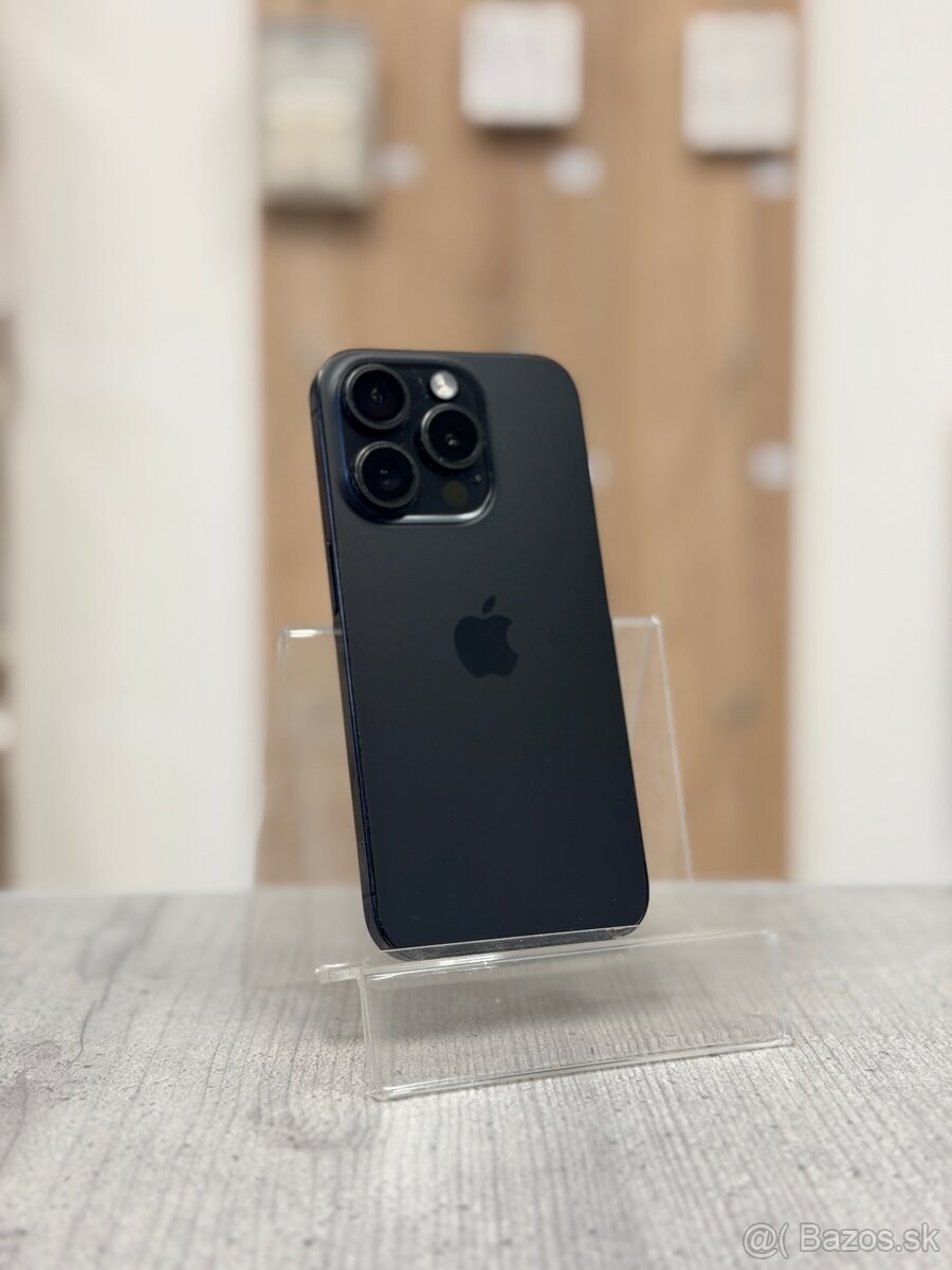 100% BATÉRIA - Apple iPhone 15 Pro 128GB Black Titanium