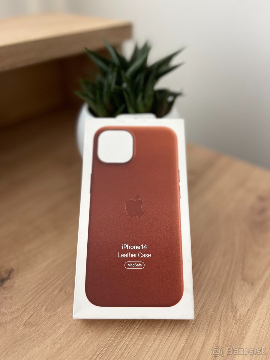 Iphone Leather Case MagSafe 14 - originál kožené púzdro
