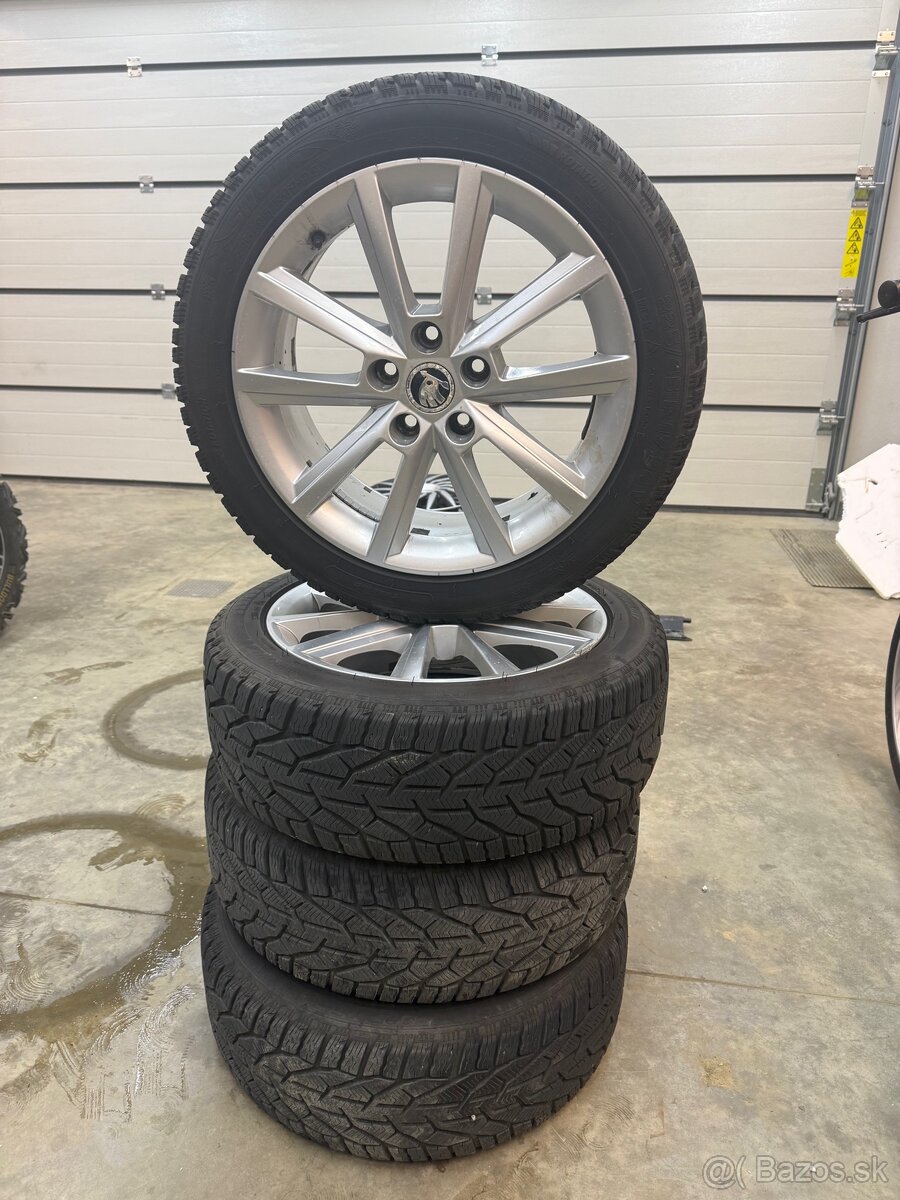 Zimná sada 5x112 r17 - Originál sada Škoda