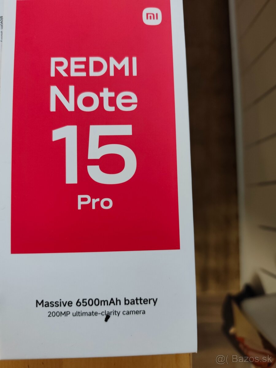 Predám xiaomi redmi note pro 15