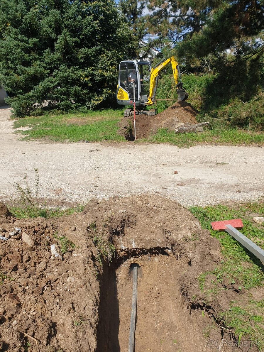 Pretláčanie popod cestu pretlaky prepichy prípojky