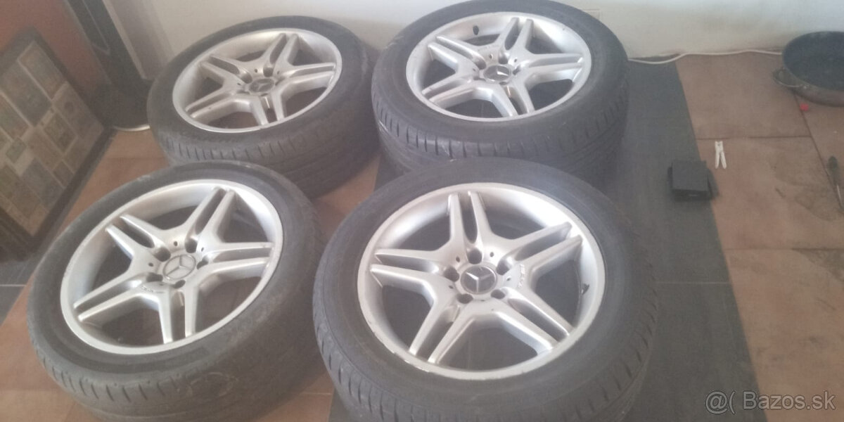 Mercedes ALU kola AMG dvourozměr 245/45/18 a 275/45/18