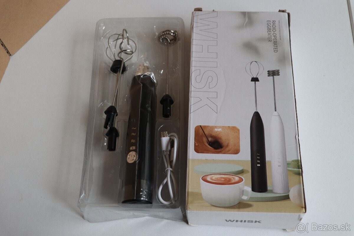 Bezdrôtový ručný šľahač Whisk Eggbeater