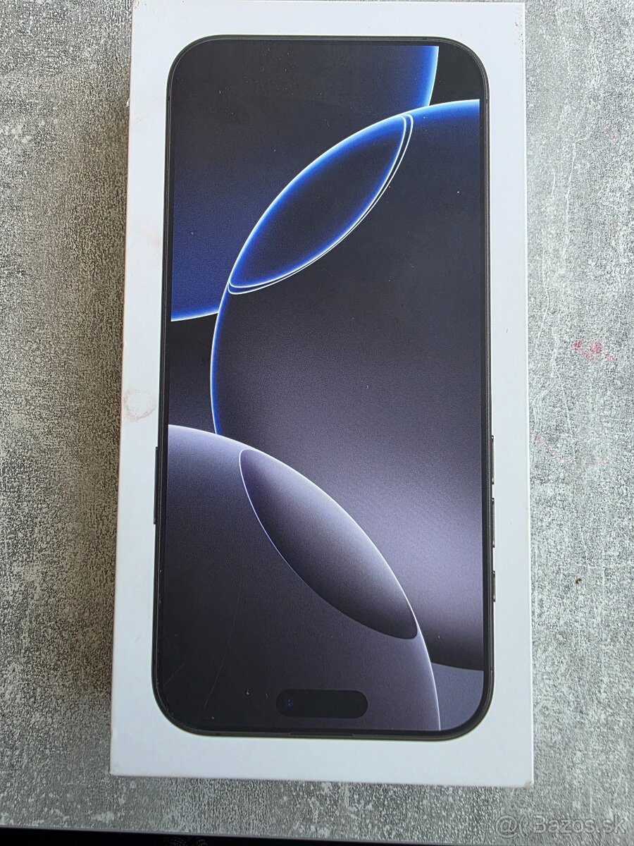 16 pro max Black titanium 256gb
