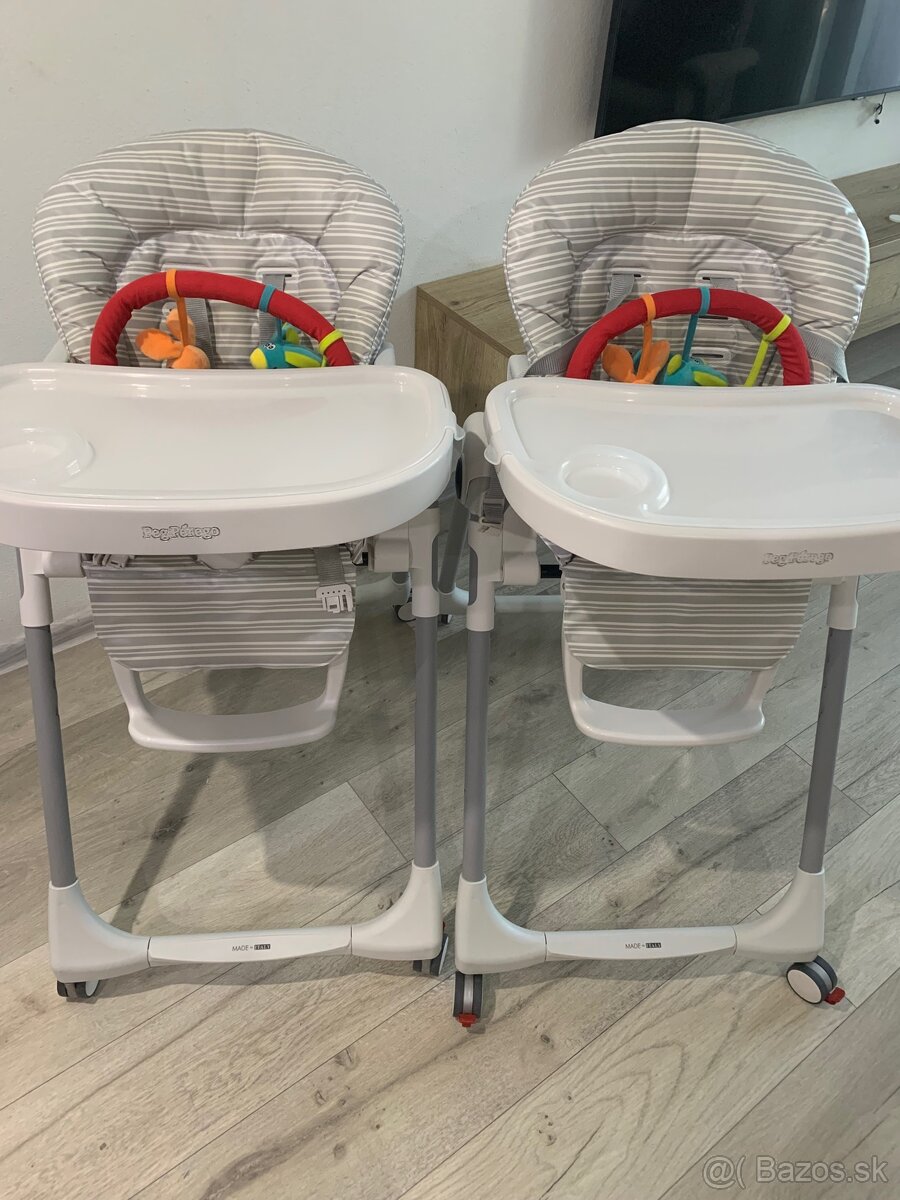 Jedálenská stolička Peg Perego 2ks