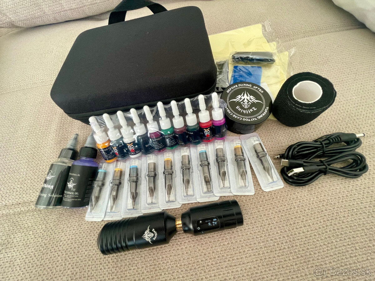 Tetovacia sada komplet 100