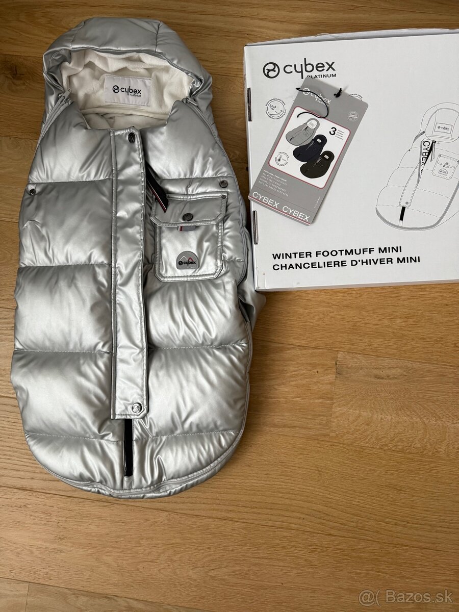Predám zimní fusak Cybex Platinum mini Arctic Silver
