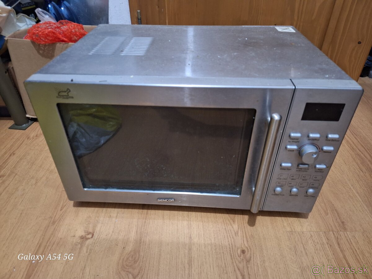 Predám mikrovlnku Sencor s grilom.