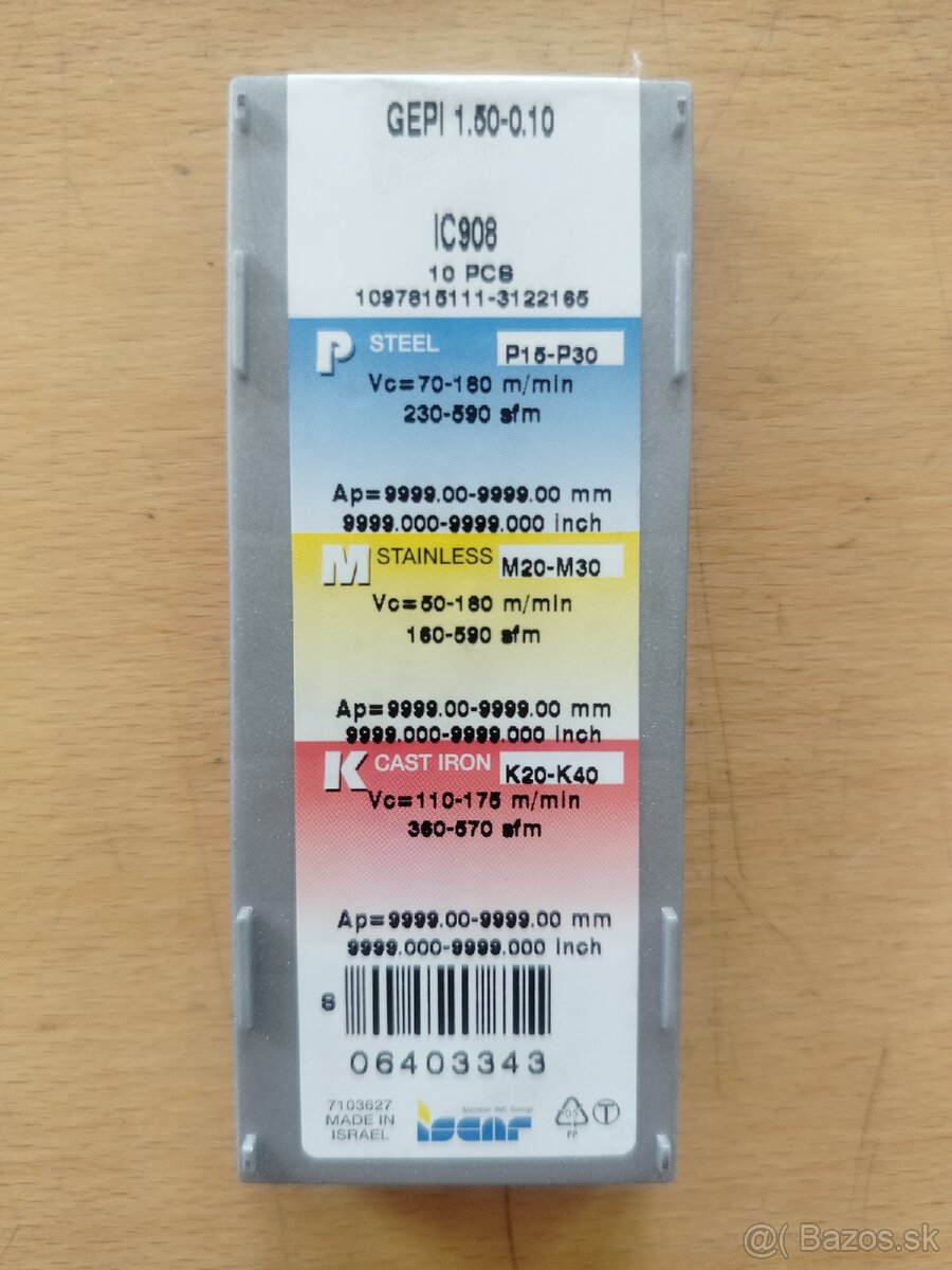 Rezné doštičky ISCAR