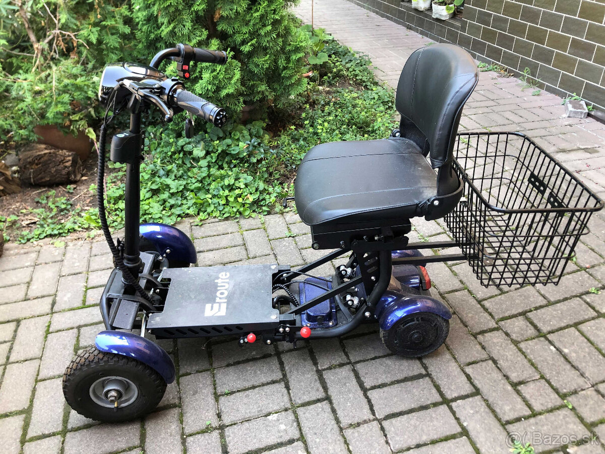 Elektrická štvorkolka pre seniorov