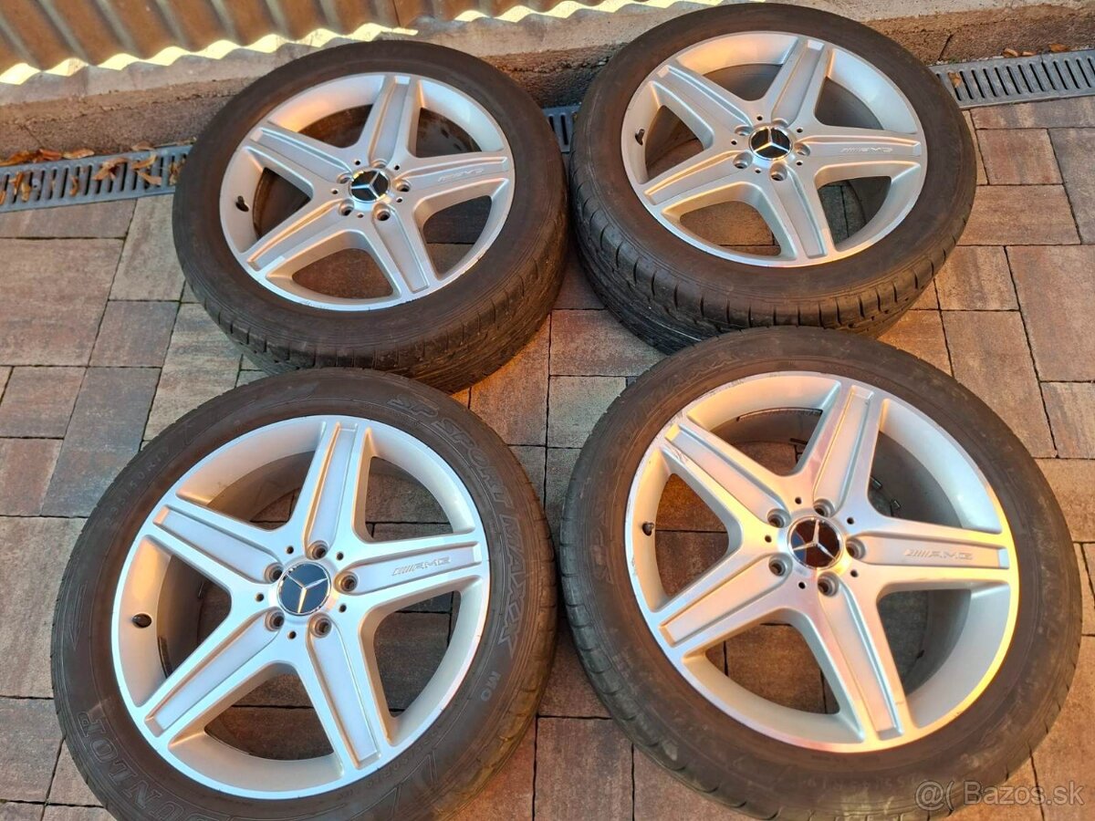 Predám hlinikové disky org.Mercedes GLK-AMG--R19-dvojrozmer