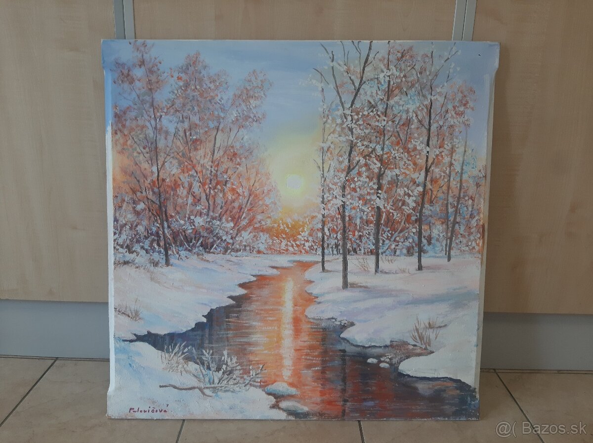 Palovičová - Zimná krajina olej