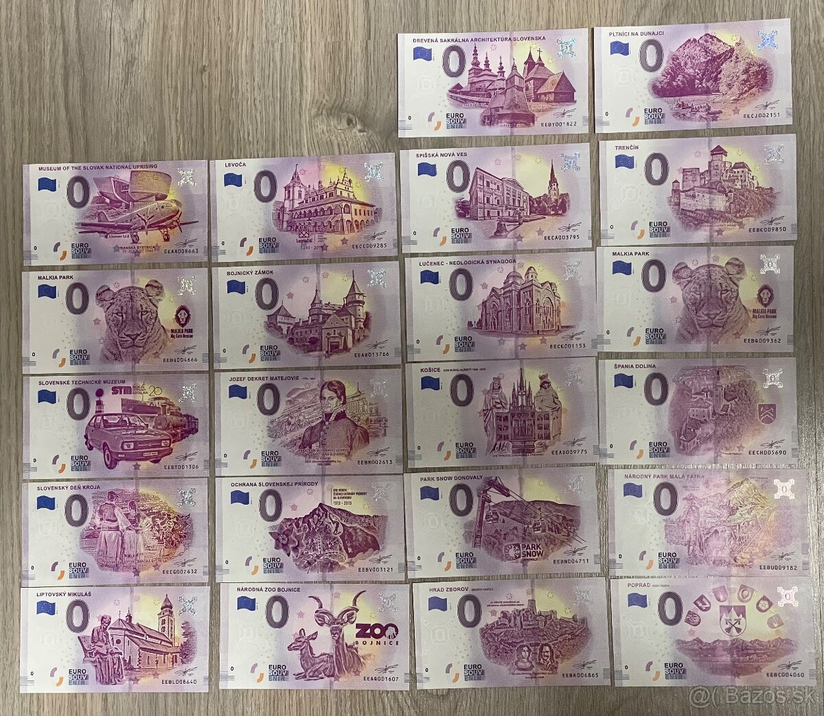 0 euro bankovky