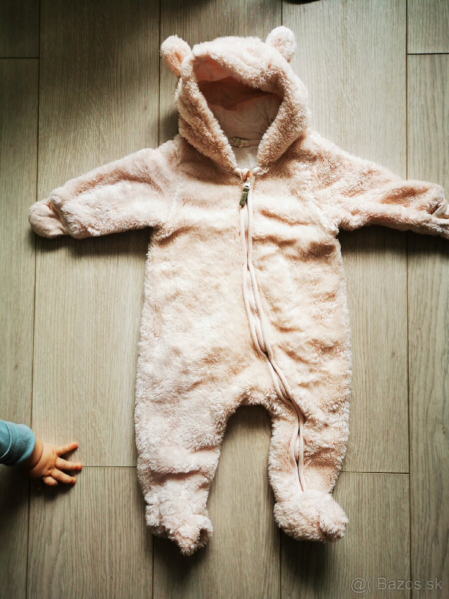 Mackový detský zimný overal vel. 68